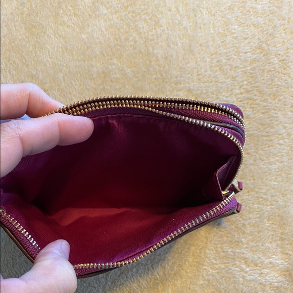 Coach Wristlet Double Zipper Wallet - Picture 2 of 4